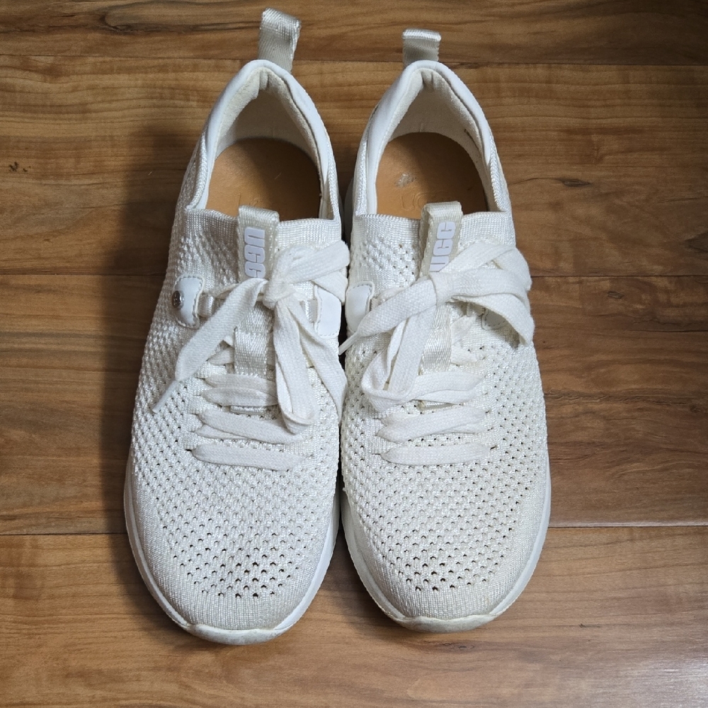 UGG Women's White Knit Sneakers